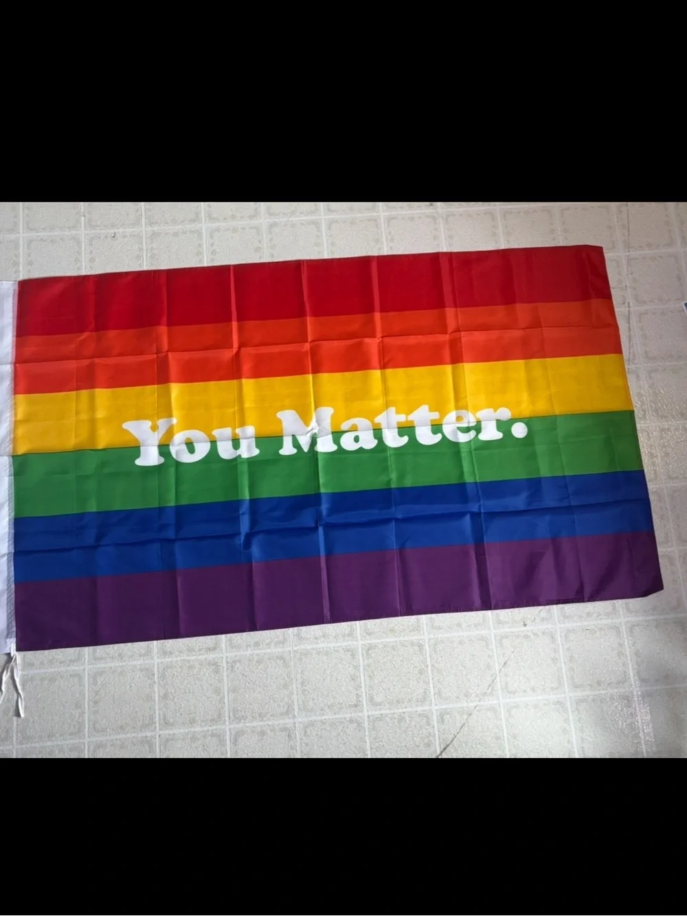 You Matter Rainbow Pride Flag - Multicolor 3x5 ft